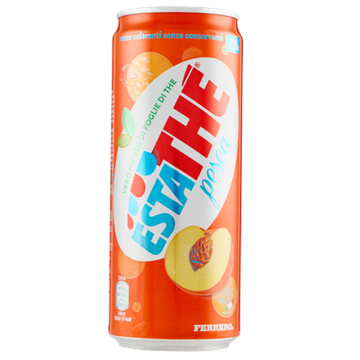 Estathé Pesca Peach Iced Tea Cans – 24 x 330ml