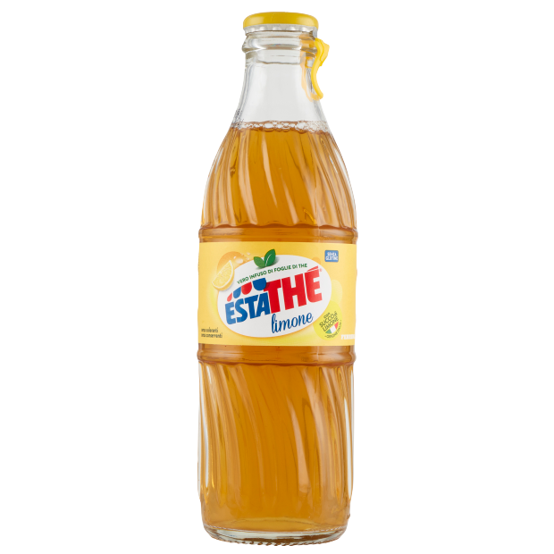 Estathé Limone Lemon Iced Tea Glass Bottles – 24 x 250ml