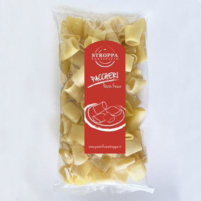 FRESH PASTA PACCHERI Pastificio Stroppa - 500gr