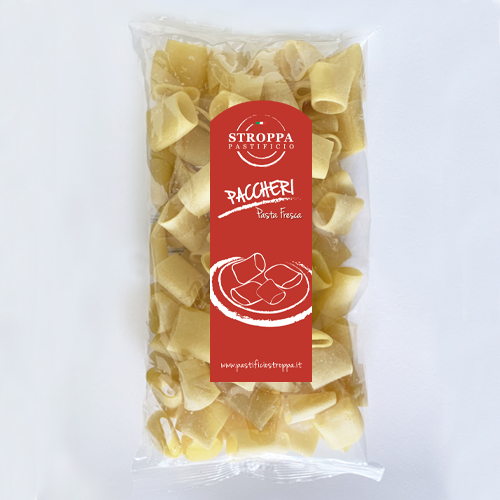 FRESH PASTA PACCHERI Pastificio Stroppa - 500gr