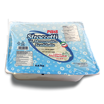 FIOR DI LATTE STRACCETTI PLUS "Napoli Cut" SANTA MARIA - 2.5kg  FROZEN BEFORE BEST BEFORE DATE