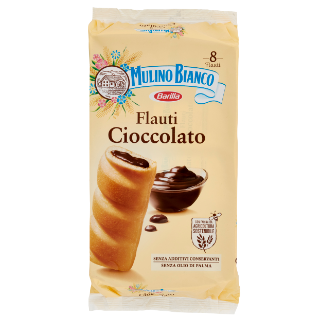 MULINO BIANCO FLAUTI CIOCCOLATO -  8xPack 280gr