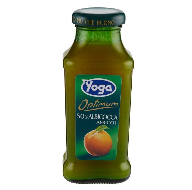 YOGA ALBICOCCA OPTIMUM 50% APRICOT FRUIT JUICE - 24x200ml