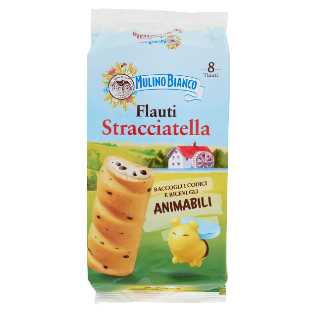 MULINO BIANCO FLAUTI STRACCIATELLA - 8xPack 280gr