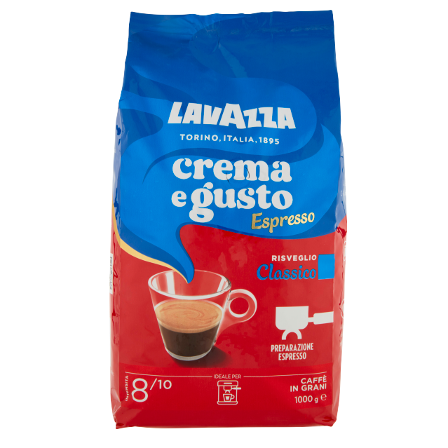 LAVAZZA CREMA E GUSTO ESPRESSO BEANS - 1kg