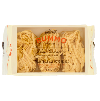 RUMMO TAGLIATELLE ALL'UOVO No.132 - 250gr RUMMO TAGLIATELLE ALL'UOVO No.132 - 250gr