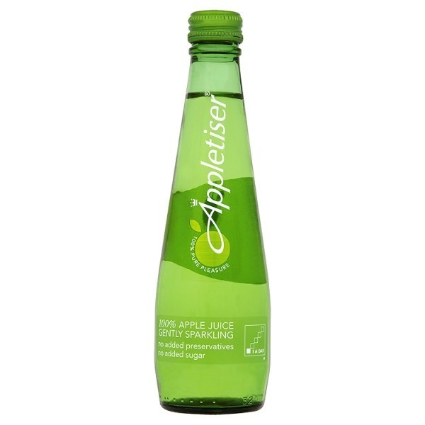 APPLETISER GLASS BOTTLES - 24x275ml