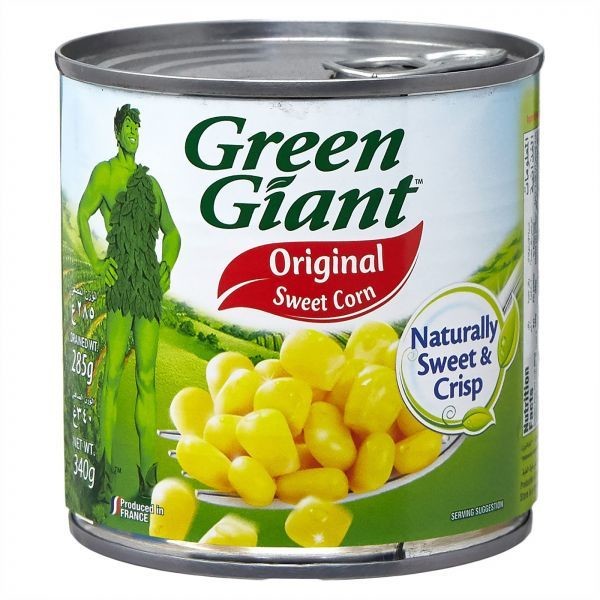 GREEN GIANT SWEETCORN - 12x340g