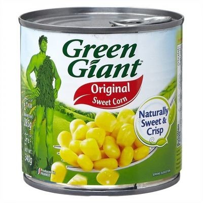 GREEN GIANT SWEETCORN - 12x340g