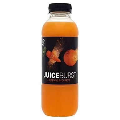 ORANGE & CARROT JUICE - Juice Burst 12x500ml ORANGE & CARROT JUICE - Juice Burst 12x500ml