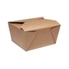 LEAKPROOF CONTAINER NO 3 BROWN - 69oz Compostable 180pc