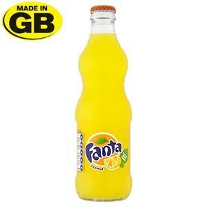 FANTA ORANGE GLASS BOTTLES - 24x330ml FANTA ORANGE GLASS BOTTLES - 24x330ml