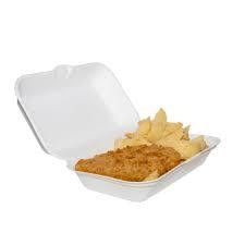 BAGASSE 9&quot; BIODEGRADABLE LUNCH BOX GL9LB - 200