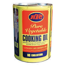KTC VEGETABLE OIL TIN - 20lt