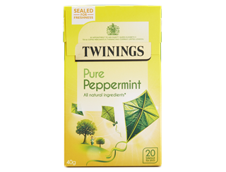 TWININGS PEPPERMINT TEA - 20`s