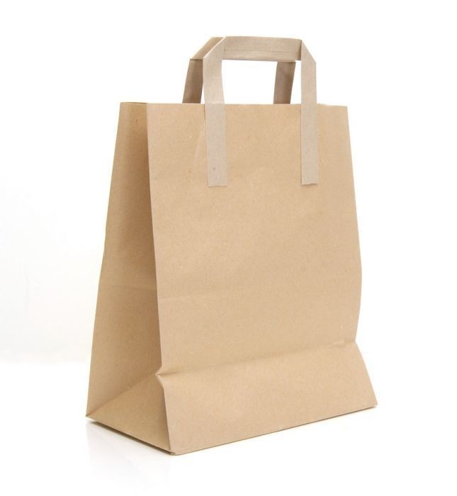 MEDIUM BROWN CARRIERS BAG - 250