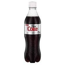 GB COCA COLA DIET COKE PLASTIC BOTTLES - 24x500ml