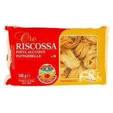 RISCOSSA PAPPARDELLE ALL`UOVO - 500gr RISCOSSA PAPPARDELLE ALL`UOVO - 500gr