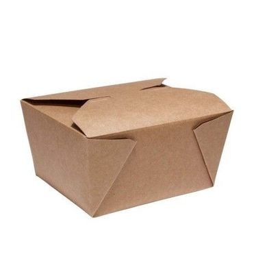 300pc LEAKPROOF CONTAINER NO 1 BROWN - 26oz Compostable 300pc LEAKPROOF CONTAINER NO 1 BROWN - 26oz Compostable