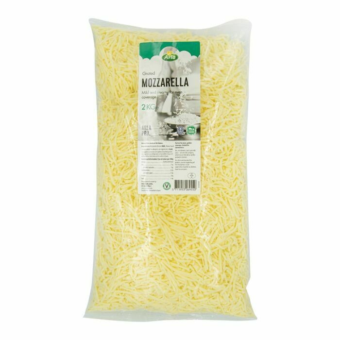 GRATED MOZZARELLA BAG - Arla 2kg