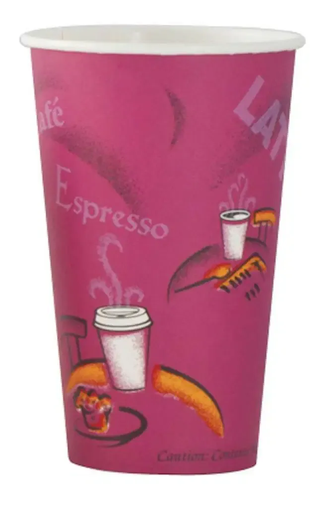 800  16oz PAPER HOT CUP CHAMPAGNE