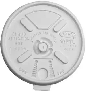 16oz FLAT LIDS LIFT &amp; LOCK 16FTL - Dart 1000