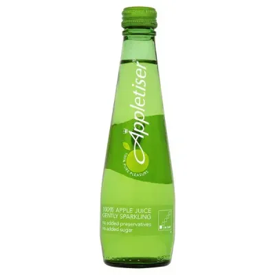 APPLETISER GLASS BOTTLES - 24x275ml