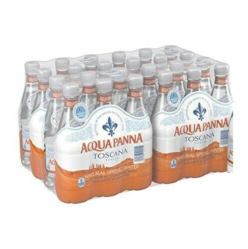 Acqua Panna 500ml plastic bottles still mineral water 24 pack Italian water