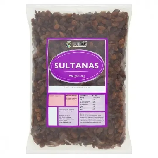 2kg DRIED SULTANAS