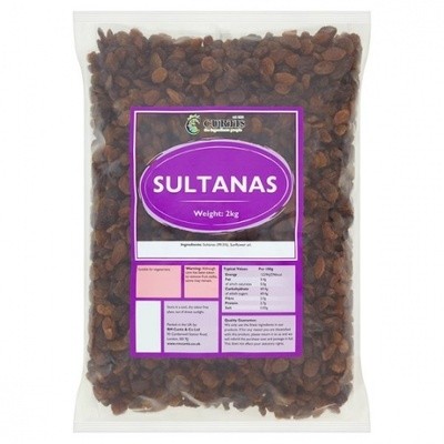 2kg DRIED SULTANAS