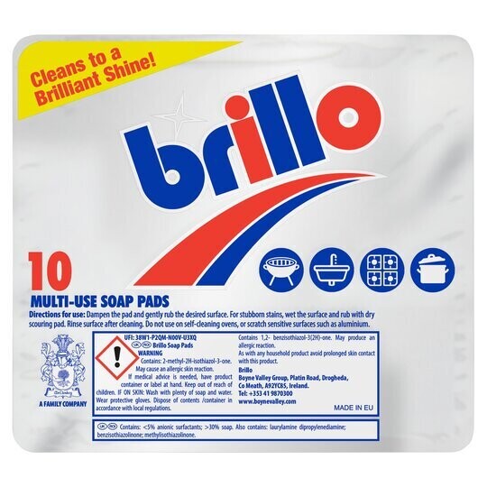 BRILLO SOAP PADS x10