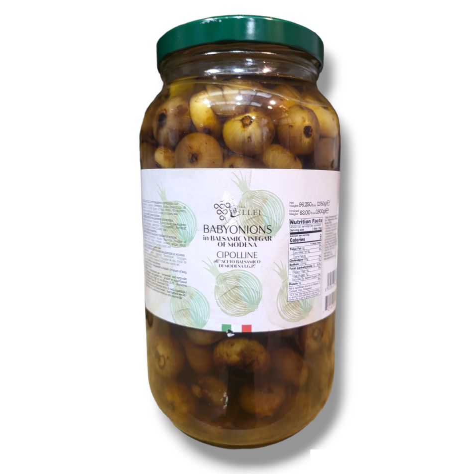 CIPOLLINE BORETTANE BALSAMIC BABY ONIONS - Bellei 2.75kg