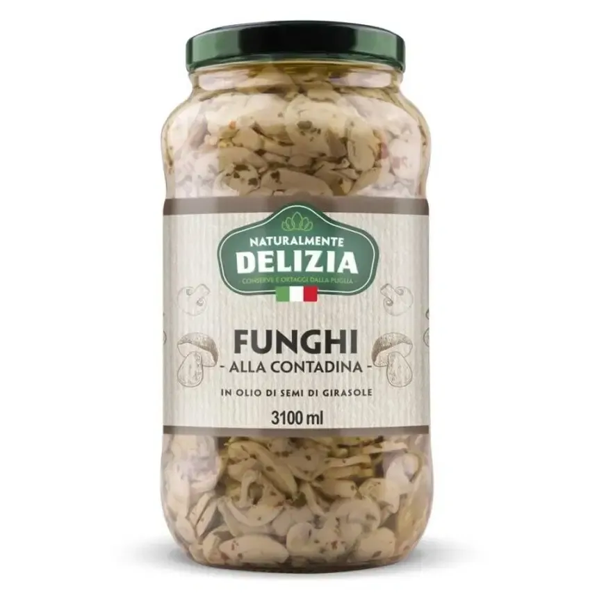 FUNGHI CHAMPIGNONS ALLA CONTADINA - 3.1kg Delizia