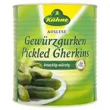 PICKLED GHERKINS CUCUMBER IN DILL TIN - 10lt PICKLED GHERKINS CUCUMBER IN DILL TIN - 10lt