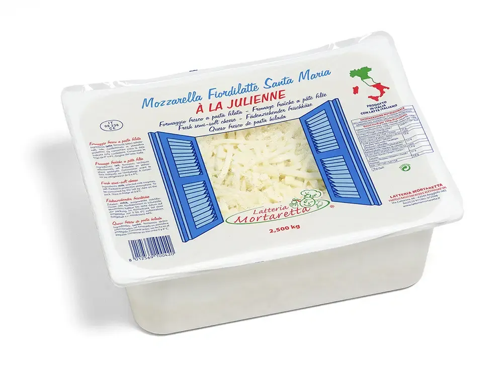 Santa Maria Fior di Latte Julienne Mozzarella 2.5kg