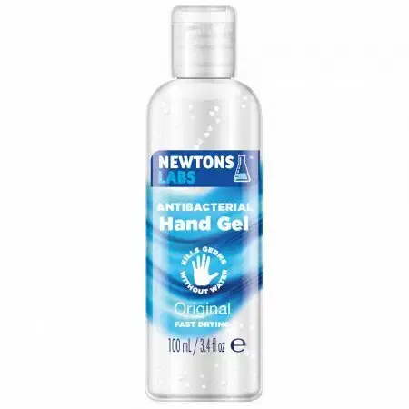 ANTIBACTERIAL HAND SANITISER &amp; GEL - Newtons Labs 100ml