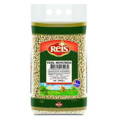DRIED GREEN LENTILS - 3kg