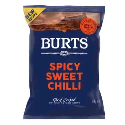 BURTS SPICY SWEET CHILLI CRISPS - 20x40gr