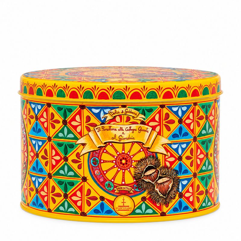 Dolce &amp; Gabbana Panettone alle Castagne Glassate e al Gianduia – 1kg