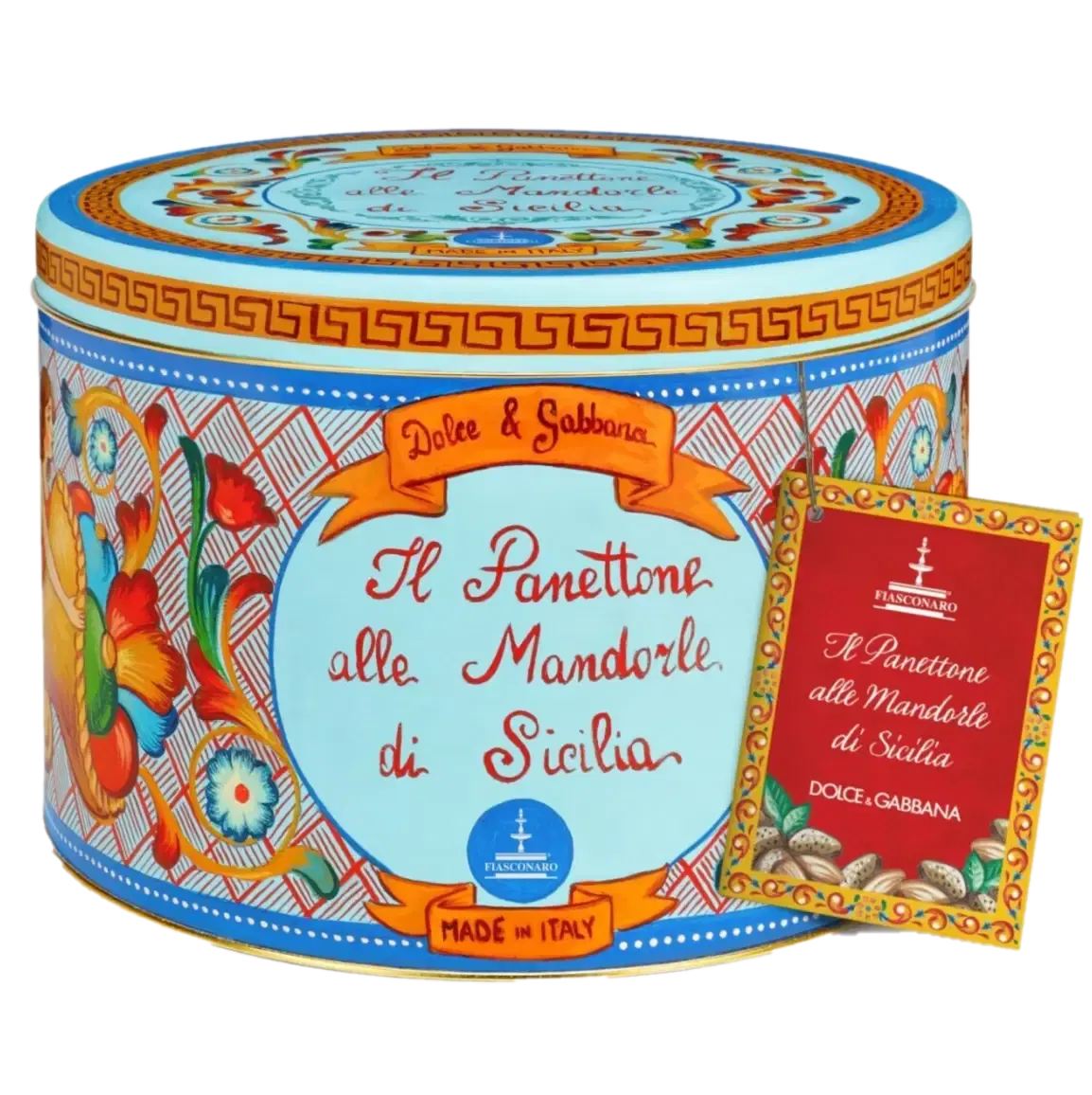 Dolce &amp; Gabbana Panettone alle Mandorle di Sicilia – Blue Tin – 1kg