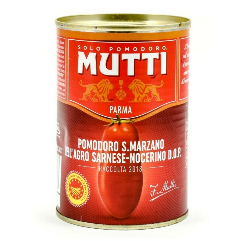 MUTTI SAN MARZANO D.O.P PEELED TOMATOES - 6x400gr