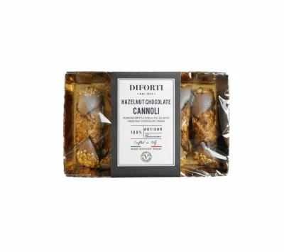 HAZELNUT CHOCOLATE CANNOLI WHEAT FREE - Diforti 200gr