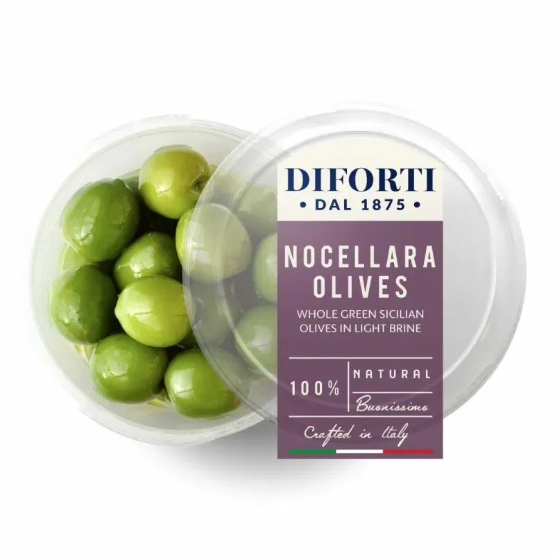 WHOLE NOCELLARA OLIVES - 180gr