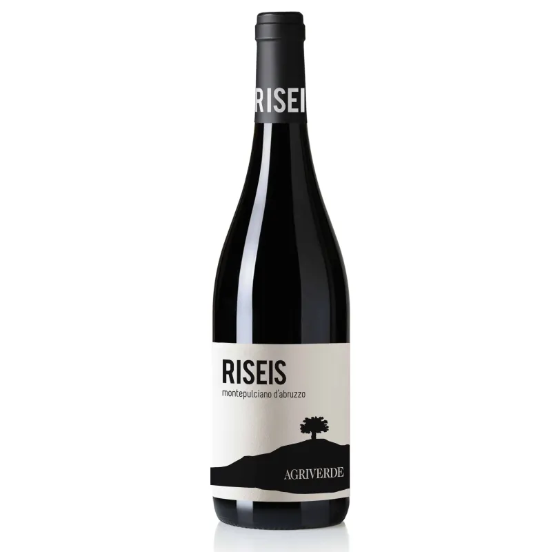 Montepulciano D' Abruzzo DOC Riseis (Organic), Agriverde - 0,75L ABV 13.5%