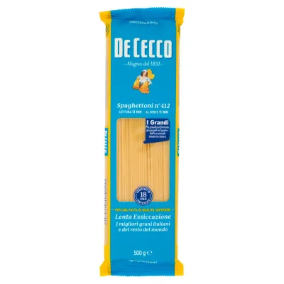 DE CECCO SPAGHETTONI No.412 - 500gr DE CECCO SPAGHETTONI No.412 - 500gr