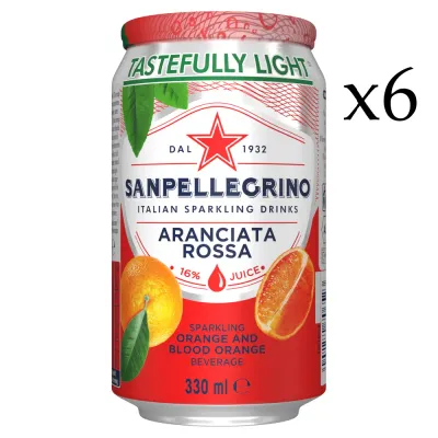 *RETAIL PACK* SAN PELLEGRINO ARANCIATA LA ROSSA - 12x330ml