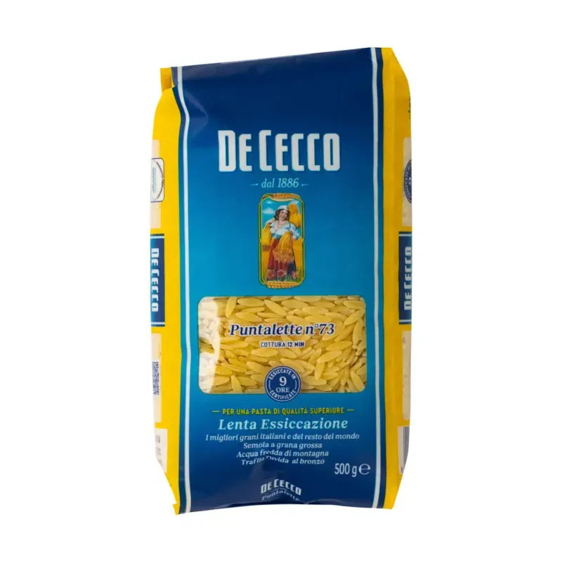 DE CECCO PUNTALETTE No. 73 - 500gr  (RISO/ORZO)