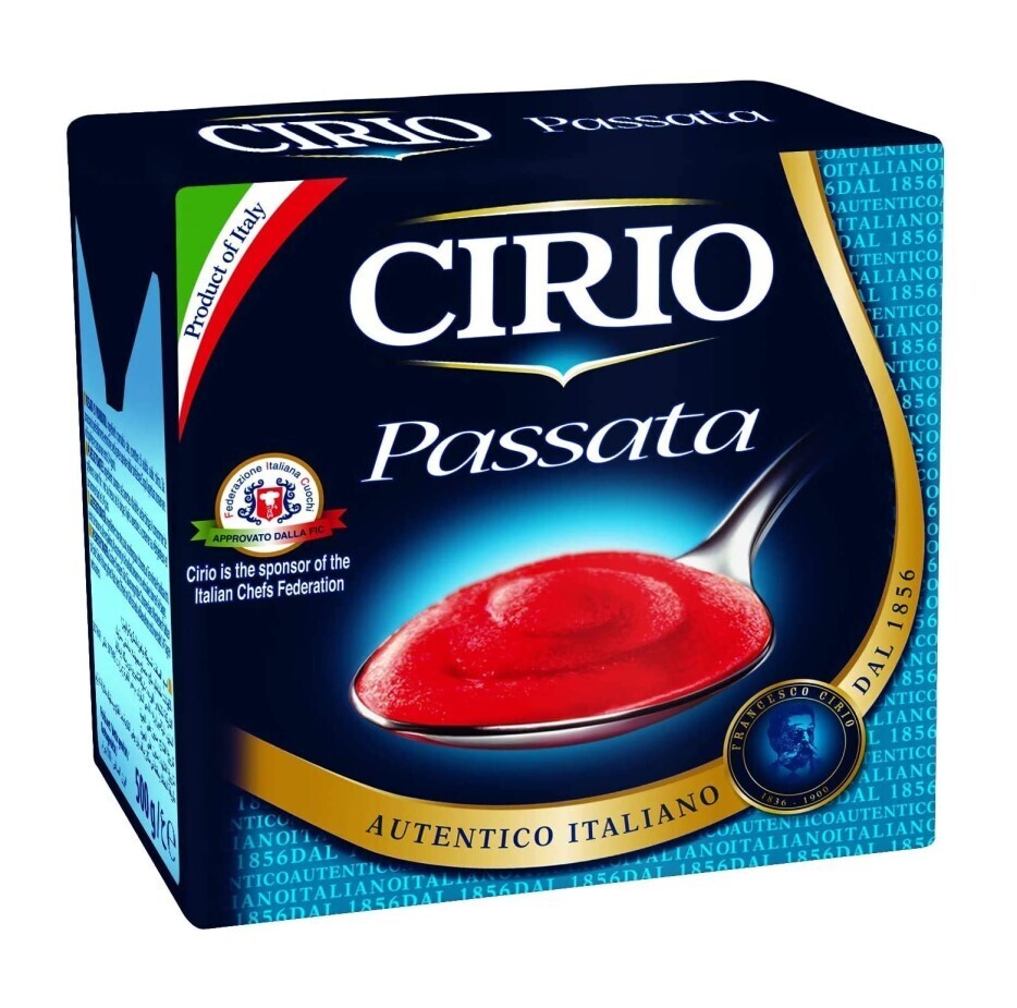 CIRIO PASSATA DI POMODORO TETRA PACK- 4x500gr
