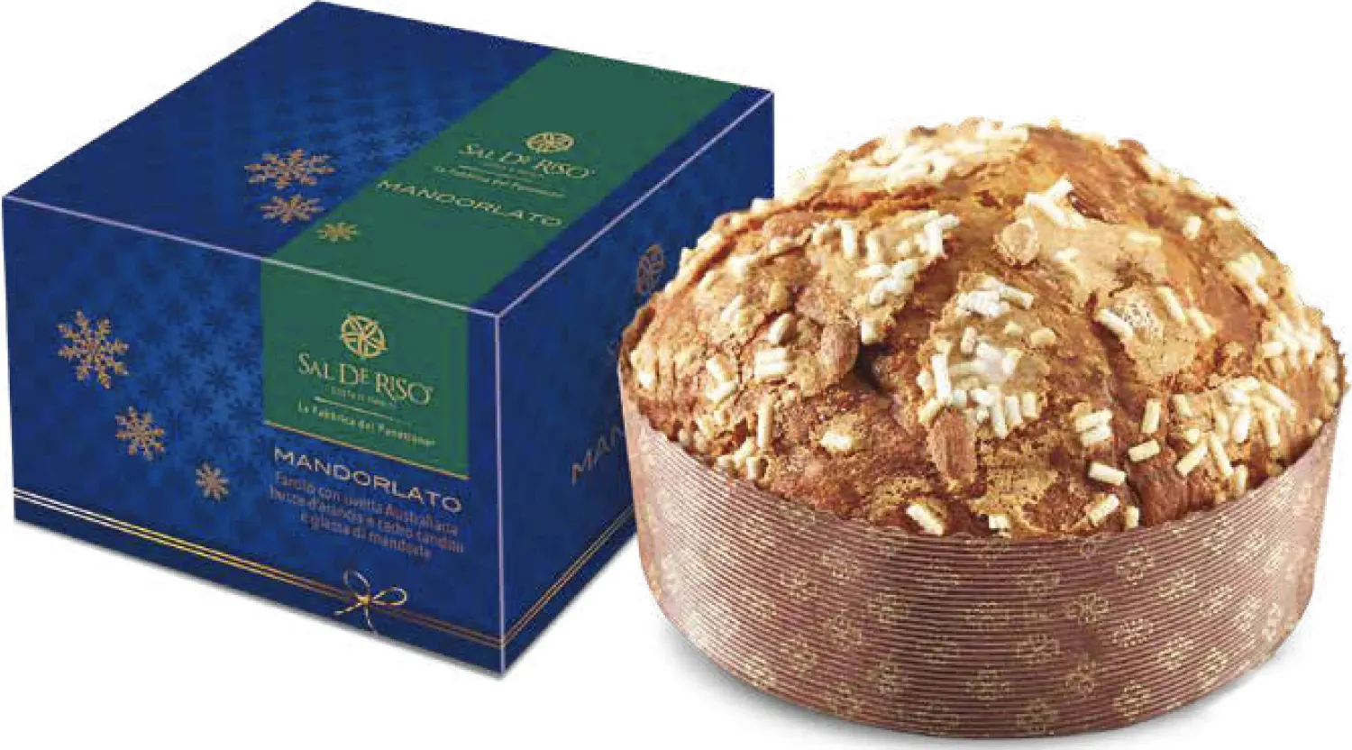 Sal De Riso Mandorlato Panettone 500g + Gift Bag