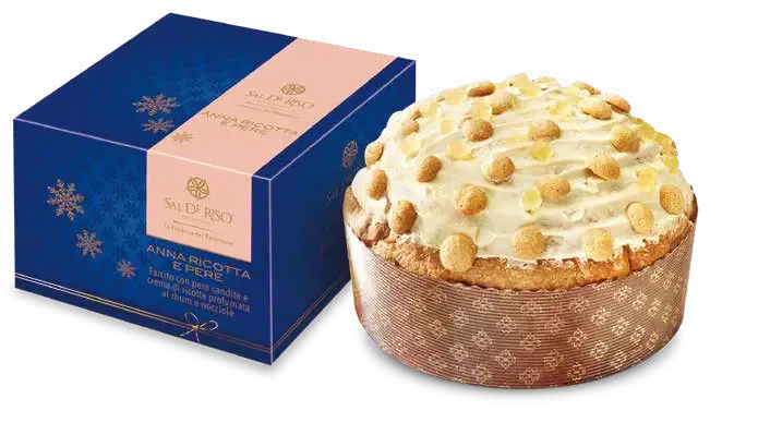 Sal De Riso Panettone “Anna Ricotta e Pere” + Gift Bag – 500g BEST BEFORE JAN 26